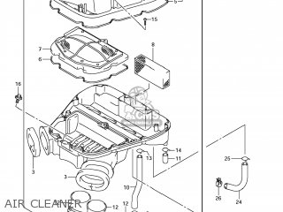 AIR CLEANER - GSX1300R HAYABUSA 2008 (K8) USA (E03)