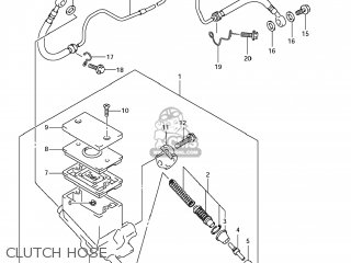 CLUTCH HOSE - GSX1300R HAYABUSA 2008 (K8) USA (E03)
