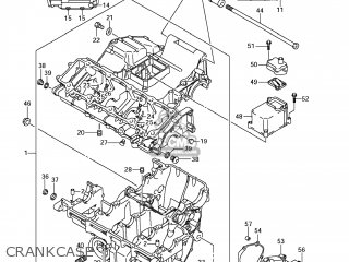 CRANKCASE - GSX1300R HAYABUSA 2008 (K8) USA (E03)