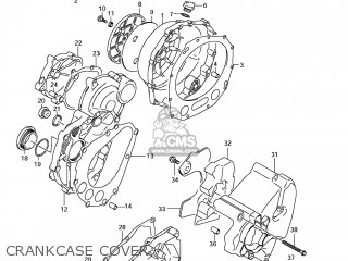 CRANKCASE COVER - GSX1300R HAYABUSA 2008 (K8) USA (E03)