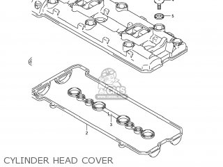 CYLINDER HEAD COVER - GSX1300R HAYABUSA 2008 (K8) USA (E03)
