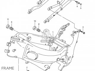 FRAME - GSX1300R HAYABUSA 2008 (K8) USA (E03)