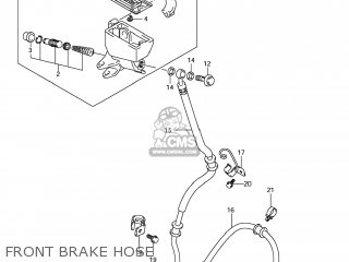 FRONT BRAKE HOSE - GSX1300R HAYABUSA 2008 (K8) USA (E03)