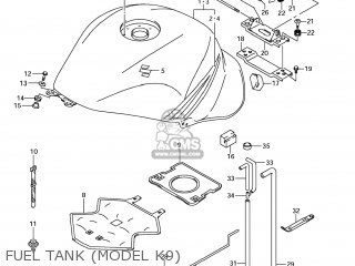 FUEL TANK (MODEL K9) - GSX1300R HAYABUSA 2008 (K8) USA (E03)
