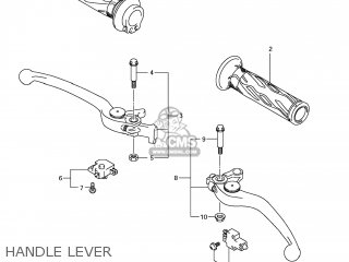 HANDLE LEVER - GSX1300R HAYABUSA 2008 (K8) USA (E03)