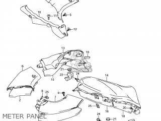 METER PANEL - GSX1300R HAYABUSA 2008 (K8) USA (E03)