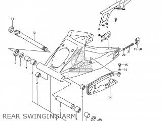 REAR SWINGING ARM - GSX1300R HAYABUSA 2008 (K8) USA (E03)
