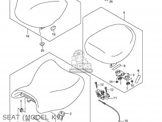 SEAT (MODEL K9) - GSX1300R HAYABUSA 2008 (K8) USA (E03)