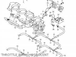 THROTTLE BODY HOSE/JOINT - GSX1300R HAYABUSA 2008 (K8) USA (E03)