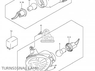 TURNSIGNAL LAMP - GSX1300R HAYABUSA 2008 (K8) USA (E03)