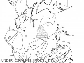 UNDER COWLING (MODEL K8) - GSX1300R HAYABUSA 2008 (K8) USA (E03)