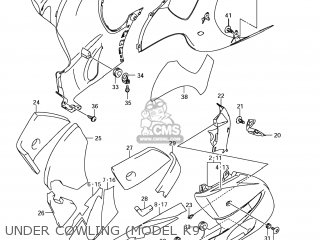 UNDER COWLING (MODEL K9) - GSX1300R HAYABUSA 2008 (K8) USA (E03)