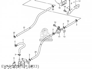 EVAP SYSTEM (E33) - GSX1300R HAYABUSA 2009 (K9) USA (E03)