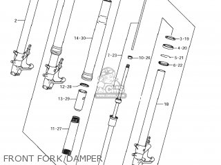 FRONT FORK DAMPER - GSX1300R HAYABUSA 2011 (L1) USA (E03)