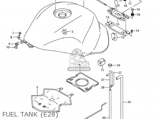 FUEL TANK (E28) - GSX1300R HAYABUSA 2011 (L1) USA (E03)