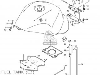 FUEL TANK (E3) - GSX1300R HAYABUSA 2011 (L1) USA (E03)
