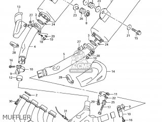 MUFFLER - GSX1300R HAYABUSA 2011 (L1) USA (E03)