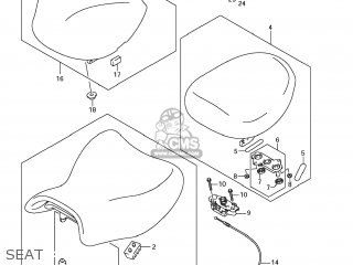 SEAT - GSX1300R HAYABUSA 2011 (L1) USA (E03)