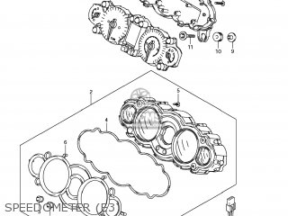 SPEEDOMETER (E3) - GSX1300R HAYABUSA 2011 (L1) USA (E03)