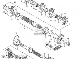 TRANSMISSION - GSX1300R HAYABUSA 2011 (L1) USA (E03)