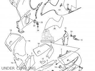 UNDER COWLING - GSX1300R HAYABUSA 2011 (L1) USA (E03)