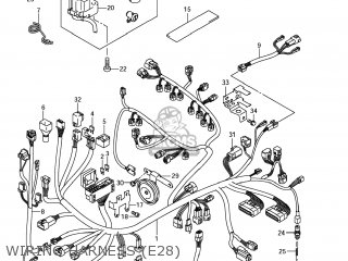 WIRING HARNESS (E28) - GSX1300R HAYABUSA 2011 (L1) USA (E03)