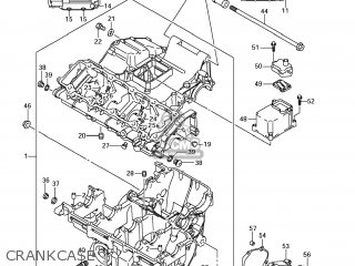 CRANKCASE - GSX1300R HAYABUSA 2012 (L2) USA (E03)