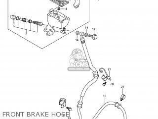FRONT BRAKE HOSE - GSX1300R HAYABUSA 2012 (L2) USA (E03)