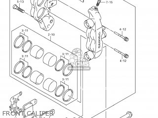 FRONT CALIPER - GSX1300R HAYABUSA 2012 (L2) USA (E03)