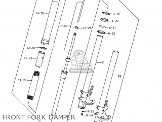 FRONT FORK DAMPER - GSX1300R HAYABUSA 2012 (L2) USA (E03)