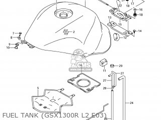 FUEL TANK (GSX1300R L2 E03) - GSX1300R HAYABUSA 2012 (L2) USA (E03)