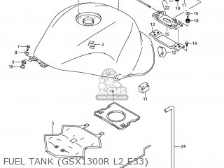 FUEL TANK (GSX1300R L2 E33) - GSX1300R HAYABUSA 2012 (L2) USA (E03)