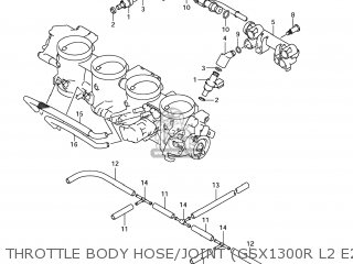 THROTTLE BODY HOSE/JOINT (GSX1300R L2 E28) - GSX1300R HAYABUSA 2012 (L2) USA (E03)