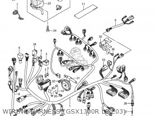 WIRING HARNESS (GSX1300R L2 E03) - GSX1300R HAYABUSA 2012 (L2) USA (E03)