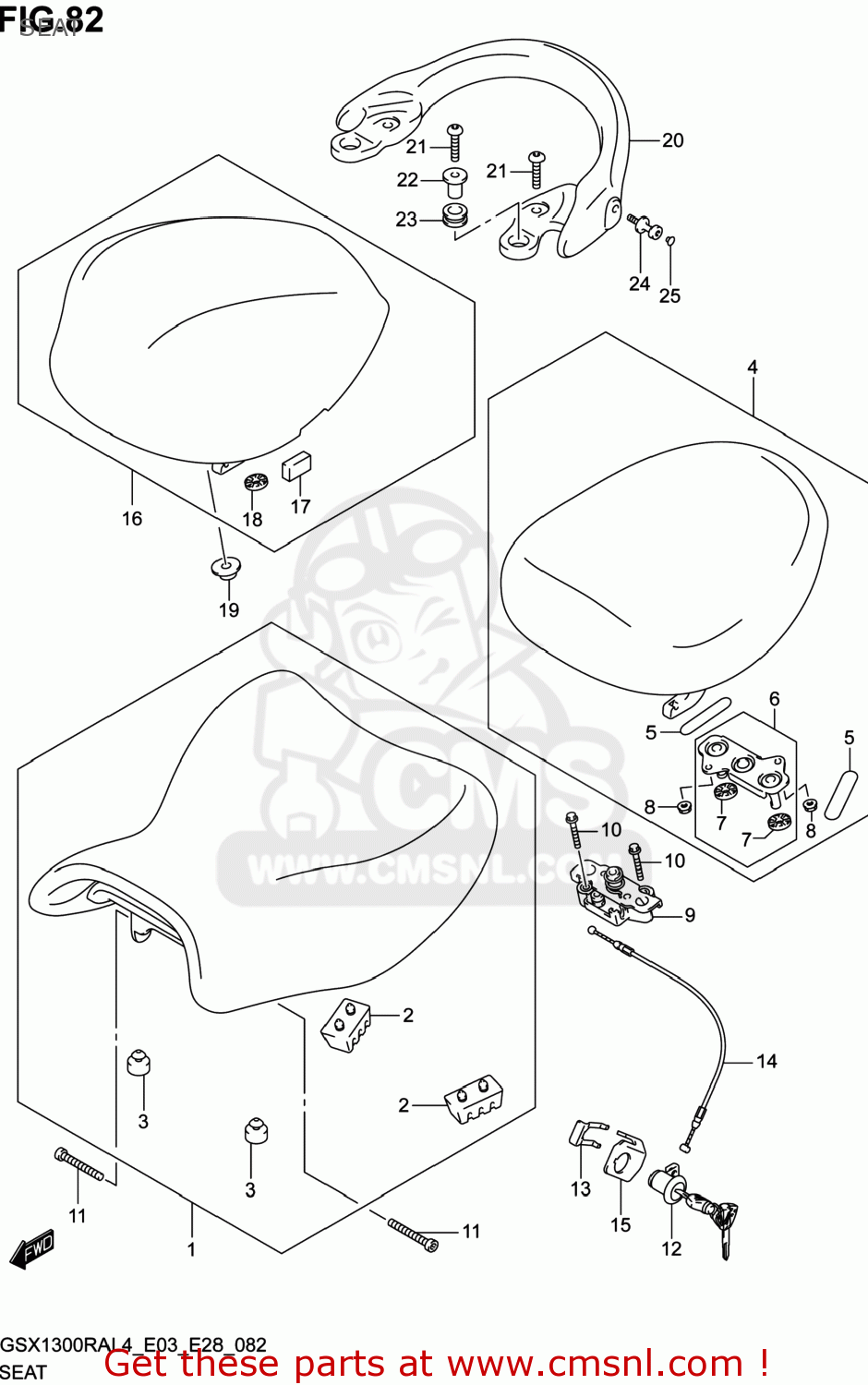 SEAT GSX1300RA HAYABUSA 2014 (L4) USA (E03)