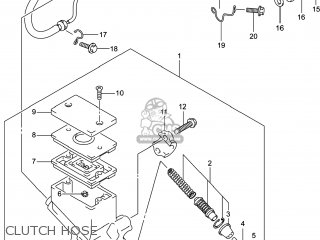 CLUTCH HOSE - GSX1300RA HAYABUSA 2014 (L4) USA (E03)
