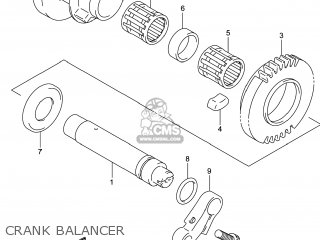 CRANK BALANCER - GSX1300RA HAYABUSA 2014 (L4) USA (E03)