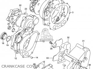 CRANKCASE COVER - GSX1300RA HAYABUSA 2014 (L4) USA (E03)