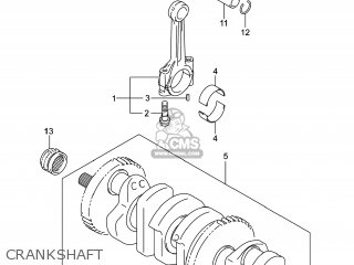 CRANKSHAFT - GSX1300RA HAYABUSA 2014 (L4) USA (E03)