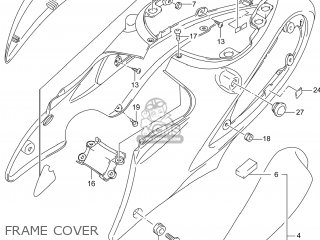 FRAME COVER - GSX1300RA HAYABUSA 2014 (L4) USA (E03)