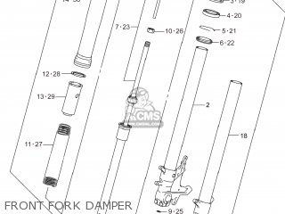 FRONT FORK DAMPER - GSX1300RA HAYABUSA 2014 (L4) USA (E03)