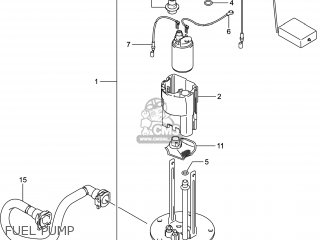 FUEL PUMP - GSX1300RA HAYABUSA 2014 (L4) USA (E03)