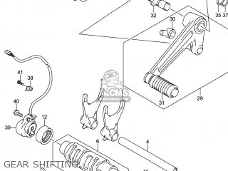 GEAR SHIFTING - GSX1300RA HAYABUSA 2014 (L4) USA (E03)