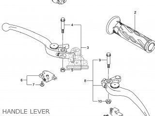 HANDLE LEVER - GSX1300RA HAYABUSA 2014 (L4) USA (E03)