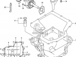 OIL PAN/OIL PUMP - GSX1300RA HAYABUSA 2014 (L4) USA (E03)