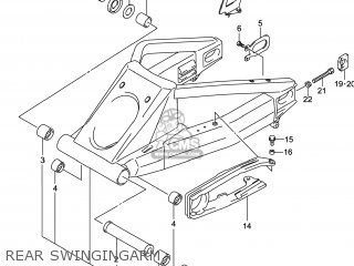 REAR SWINGINGARM - GSX1300RA HAYABUSA 2014 (L4) USA (E03)