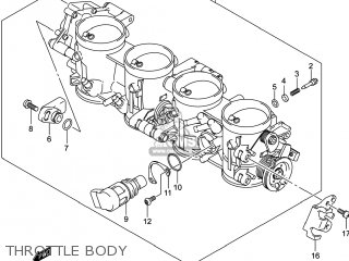 THROTTLE BODY - GSX1300RA HAYABUSA 2014 (L4) USA (E03)