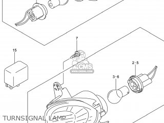 TURNSIGNAL LAMP - GSX1300RA HAYABUSA 2014 (L4) USA (E03)
