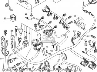 WIRING HARNESS (GSX1300RAL4 E03) - GSX1300RA HAYABUSA 2014 (L4) USA (E03)