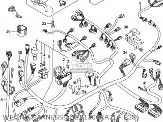 Suzuki GSX1300RAZ HAYABUSA 2014 (L4) USA (E03) parts lists and schematics